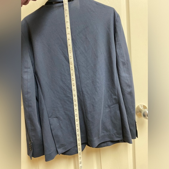 Men Blue Jacket Slim Fit  Size 42S - Picture 9 of 9